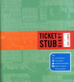 Ticket stub diary