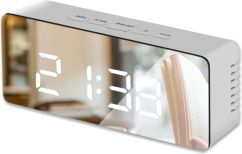 Led mirror clock