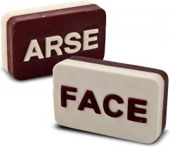 Arse face zeep