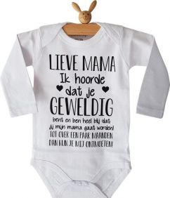 Baby rompertje met tekst