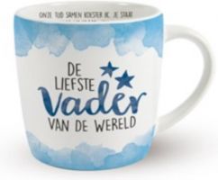 Mok met tekst: de liefste vader van de wereld