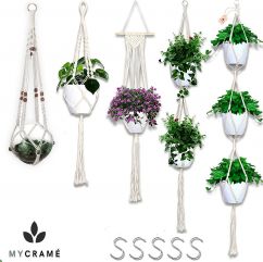 Macrame plantenhangers