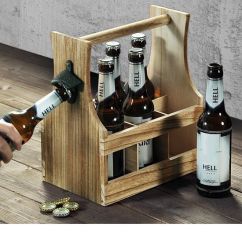 Houten bier tray