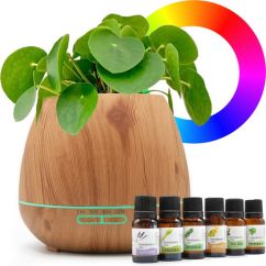 Bloempot met aroma diffuser