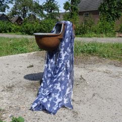 Omslagdoek met paardenmotief