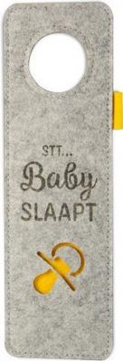 Deurhanger: Stt... baby slaapt